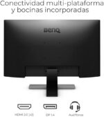 BenQ EL2870U Gaming Monitor 28" 4K UHD 1ms | TN | AMD FreeSync | Eye-Care Tech | Anti-Glare | Brightness Intelligence Plus | Tilt Screen | Built-In Speakers | DisplayPort | HDMI