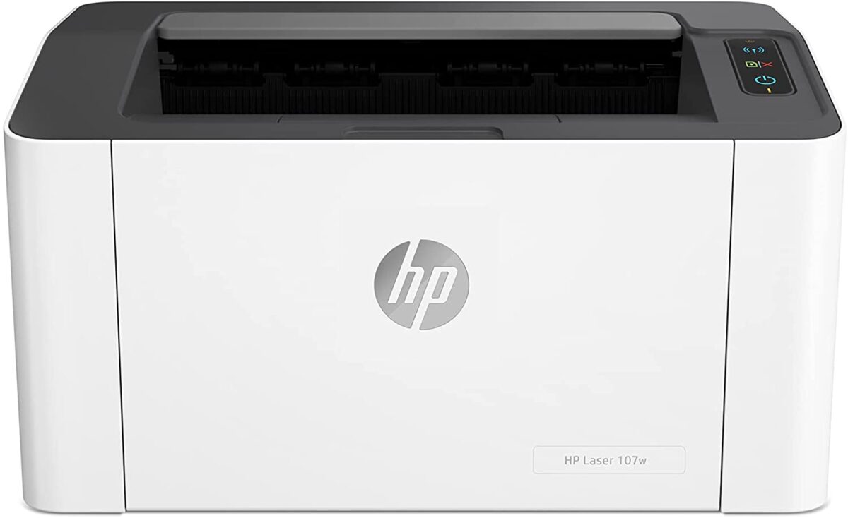 HP LaserJet 107w Mono Wireless Printer - White "106 TONER" - Image 5