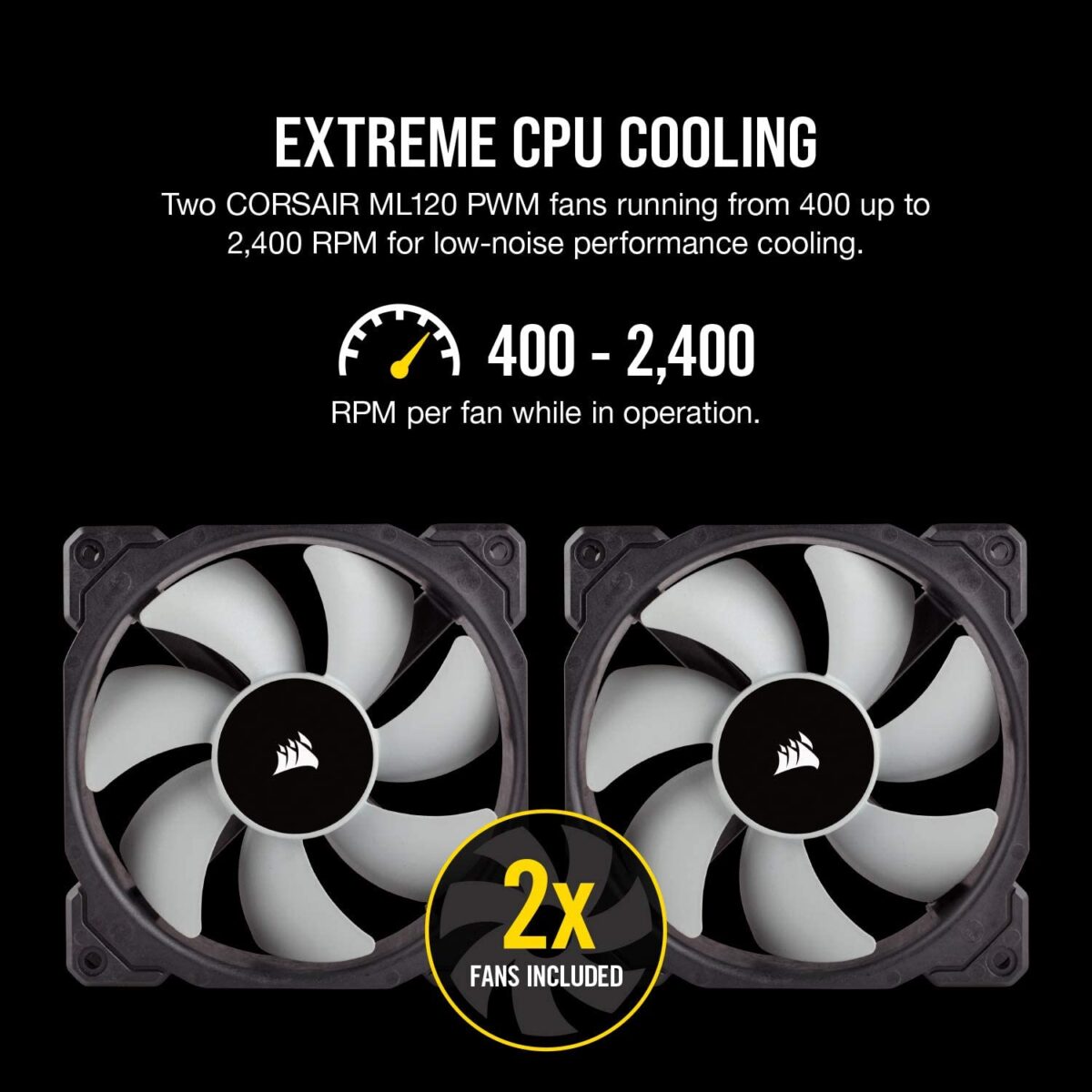 Corsair iCUE H100i RGB Pro XT, AIO 240mm Radiator - Image 3