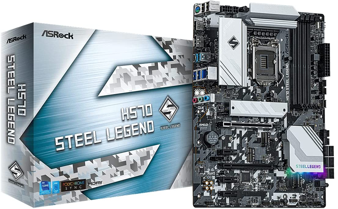 71nwk6+JBdL._AC_SL1200_ ASRock H570 Steel Legend - - ATX - LGA1200-Sockel - Image 1