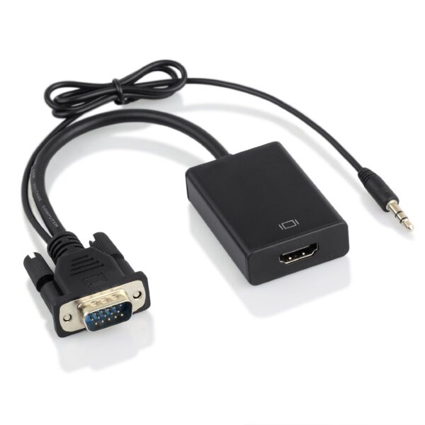 VGA Audio to HDMI Cable Adapter