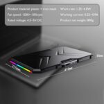 YL-019 RGB Notebook Cooler Pad With Stand - Image 3