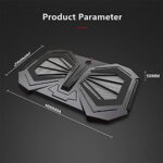 YL-017 Gaming Laptop Cooling Pad Stand – 2x Red fans - Image 8