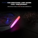 YL-017 Gaming Laptop Cooling Pad Stand – 2x Red fans - Image 4