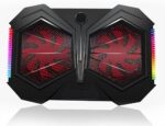 YL-017 Gaming Laptop Cooling Pad Stand – 2x Red fans - Image 2
