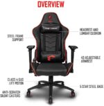 MSI MAG CH120X Gaming Chair 'Black and Red - Image 4