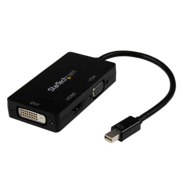 3-in-1 Mini DisplayPort to VGA DVI or HDMI Converter