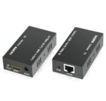 Hdmi Extender BY NETWORK WITH POWER 60 Meter
