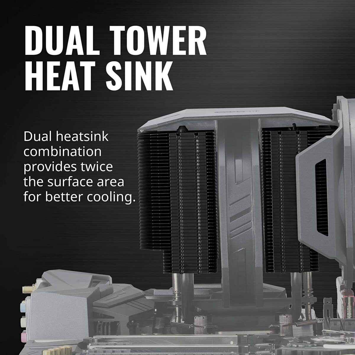 CoolerMaster MasterAir MA624 Stealth CPU Air Cooler - Image 5