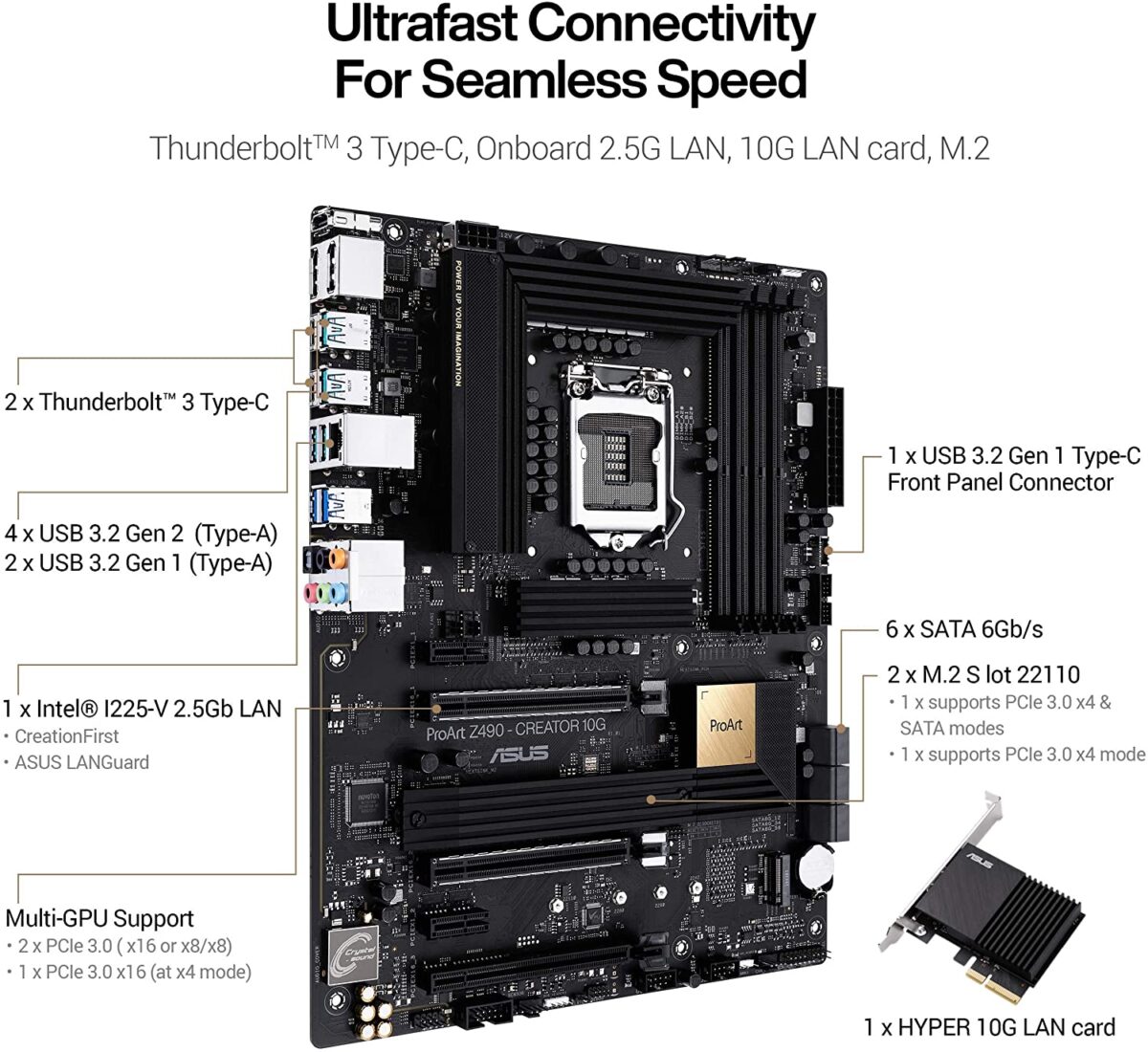 ASUS PROART Z490 CREATOR 10G DDR4 - Image 5
