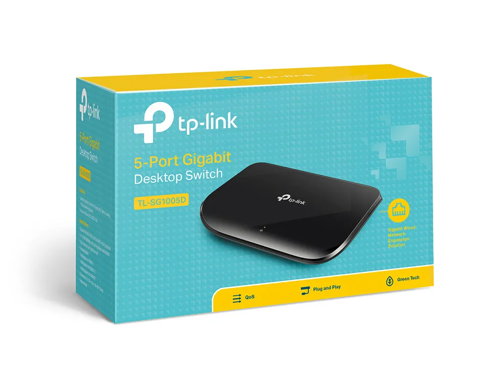打印 TP-Link 5 Port Gigabit Ethernet Network Switch TL-SG1005D - Image 1