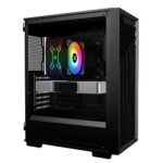 XIGMATEK LUX G BLACK METAL GREY ATX 4 RGB FANS - Image 3