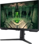 SAMSUNG Odyssey G4 Series 25-Inch FHD Gaming Monitor, IPS, 240Hz, 1ms, G-Sync Compatible, AMD FreeSync Premium, HDR10, Ultrawide Game View, DisplayPort, HDMI, Fully Adjustable Stand - Image 4