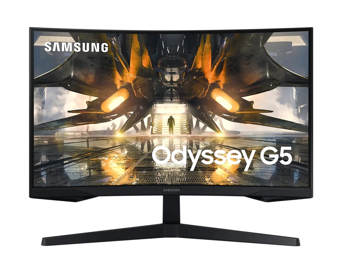 Samsung Odyssey G5 27’’ WQHD 2K 165Hz CURVED Gaming Monitor  -- LS27AG550EMXZN - Image 2