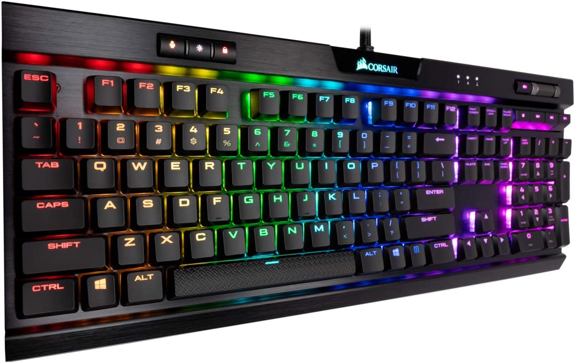 Teclado Mecânico Gamer Corsair K70 MK2 Rapidfire rgb Switch