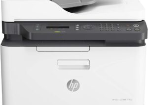 HP Color Laser MFP179fnw Wireless All in One Laser Printer with Mobile Printing & Built-in Ethernet, Works with Alexa (4ZB97A)