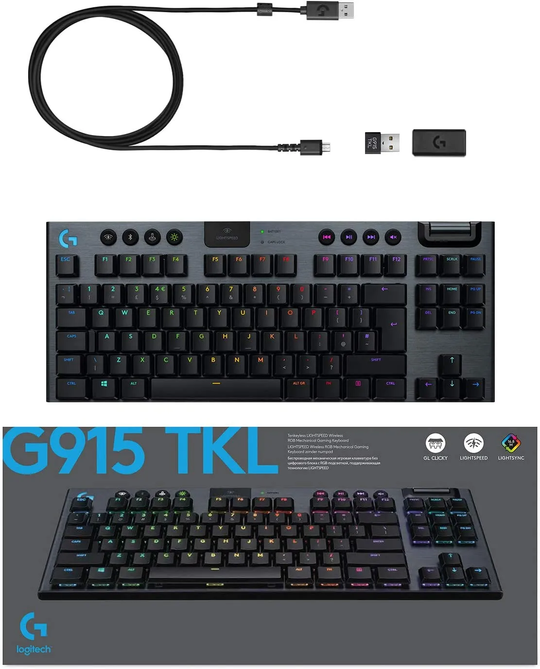 Logitech G915 TKL Tenkeyless Lightspeed Wireless "OPENBOX" - Image 5