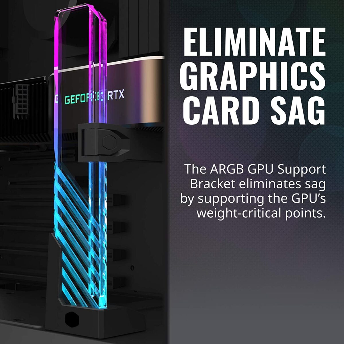 Cooler Master ARGB 3-Pin GPU Support Bracket - Image 5