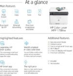 HP Color Laser MFP179fnw Wireless All in One Laser Printer with Mobile Printing & Built-in Ethernet, Works with Alexa (4ZB97A)