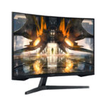 SAMSUNG 32” Odyssey G5 Gaming Monitor, WQHD (2560x1440), 144Hz, Curved, 1ms, HDMI, Display Port, AMD FreeSync Premium, HDR10, LC32G55TQWNXZA, Black