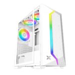 CASE XIGMATEK Gemini II Arctic WHITE 3FAN RGB