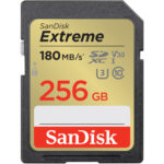 SanDisk SDXC Extreme 256GB 180MB/s V30 UHS-I - Image 2