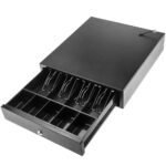 Cash drawer automatic black with RJ11 for POS printer cash register - Image 3
