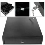 Cash drawer automatic black with RJ11 for POS printer cash register