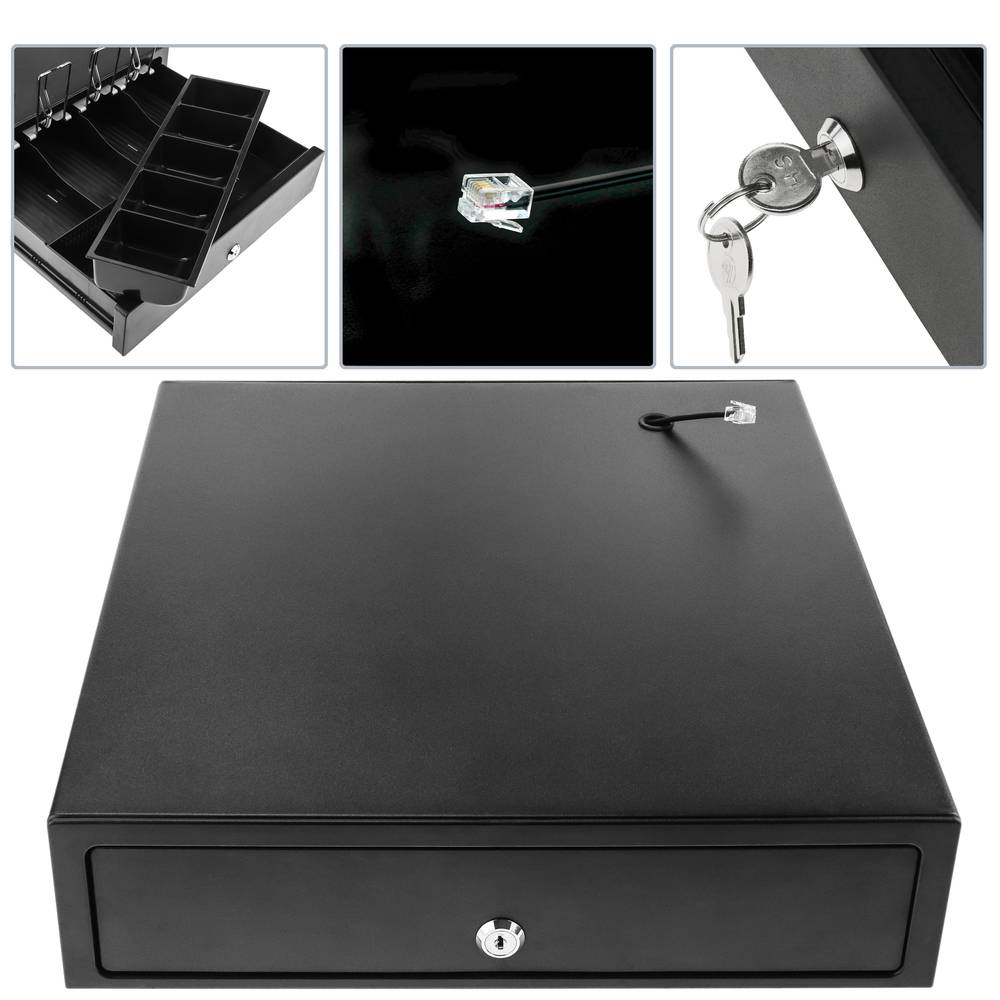 ba04100-02-thumbnail-1080x1080-70 Cash drawer automatic black with RJ11 for POS printer cash register - Image 1