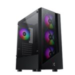 XIGMATEK DUKE ATX CASE BLACK 4 FAN - Image 3