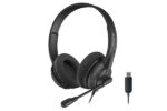 A4TECH HEADSET HU10 USB BLACK - Image 3