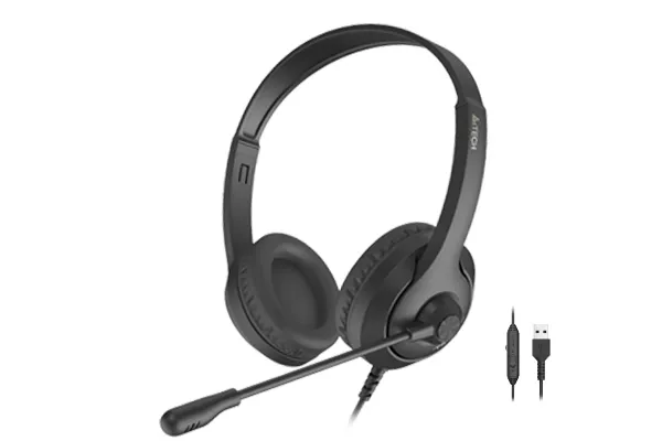 A4TECH FSTYLER USB HEADPHONE GREY FH100U - Image 4