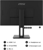 MSI PRO MP271P 27''  Adjustable, FHD 75Hz - Image 2