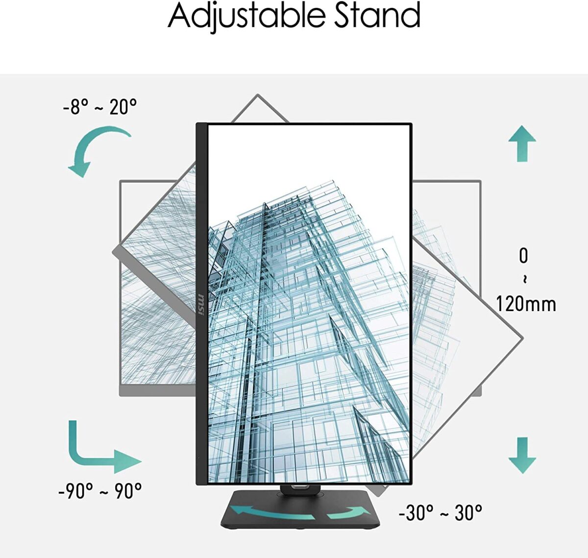MSI PRO MP271P 27''  Adjustable, FHD 75Hz - Image 11