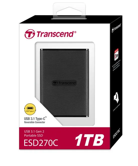 EXTERNAL TRANSCEND SSD 1TB USB 3.1-TypeC - Image 1
