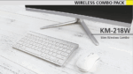 MICROPACK KM-218W WIRELESS WHITE COMBO iFREE MINI