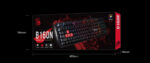 BLOODY B160N ILLUMINATE GAMING KEYBOARD USB BLACK US + ARABIC