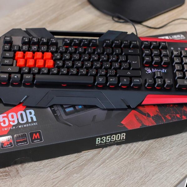A4TECH BLOODY B3590R 8OPITCAL SWITCH / MEMBRANCE RGB GAMING KEYBOARD