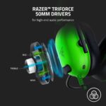 RAZER BLACKSHARK V2 X - WIRED GAMING HEADSET - GREEN AUX - Image 3