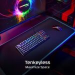 HyperX Alloy Origins Core PBT - TKL Mechanical Gaming Keyboard, PBT Keycaps, RGB lighting, Compact, Aluminum Body, Customizable with HyperX NGENUITY, Onboard Memory - HyperX Linear Red Switch - Image 2