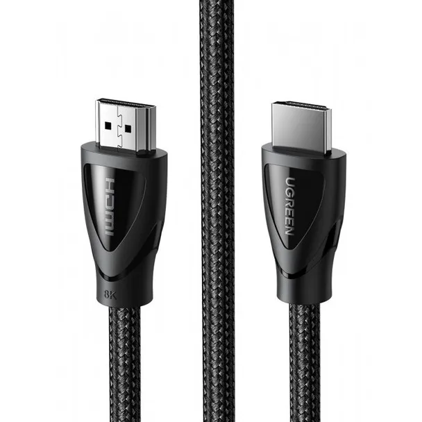 8k-hdmi-21-braided-cable-ugreen-hd140-80401-80404__70985 UGREEN CABLE HDMI 2.1 1M 8K HD140-80401 - Image 2