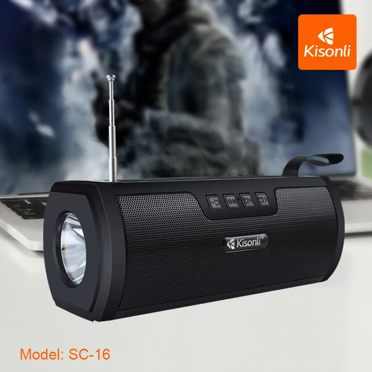 KISONLI SC16 SPEAKER WITH RGB FLASH LIGHT - Image 1