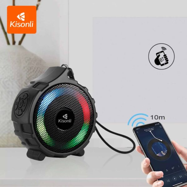 KISONLI S11 BLUETOOTH SPEAKER WITH RGB LIGHT