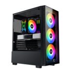 XIGMATEK PHANTOM MID TOWER GAMING CASE 4FANS RGB - Image 4