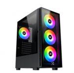 XIGMATEK PHANTOM MID TOWER GAMING CASE 4FANS RGB