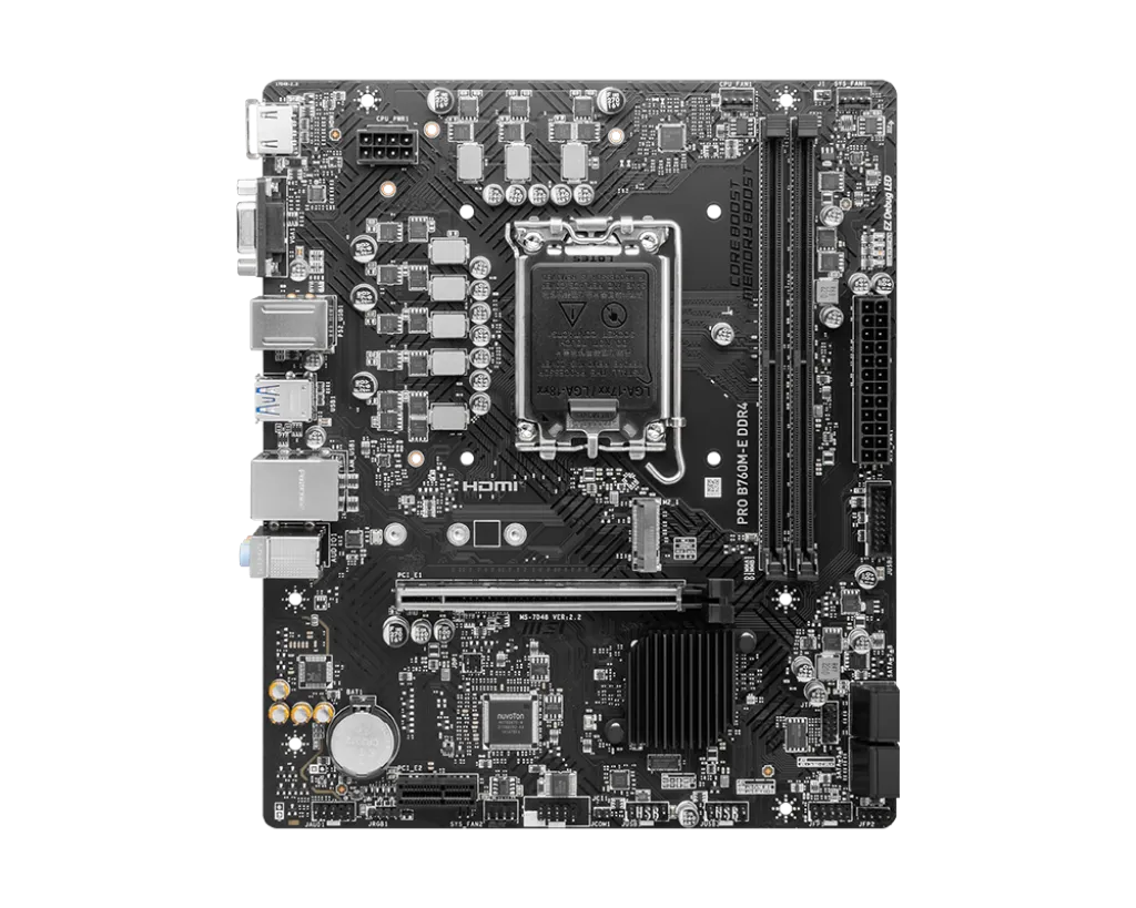 MSI PRO B760M-E DDR4 MOTHERBOARD - Image 2