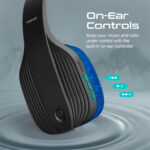 PROMATE TERRA HIGH SONIC WIRELESS HEADPHONE BLUE - Image 2