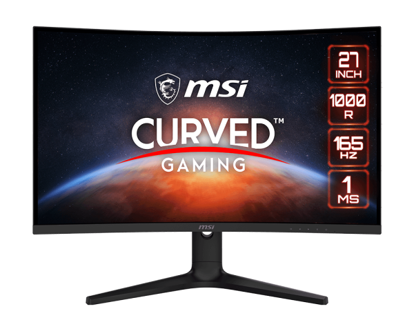 600 (4) MSI OPTIX G271C 27" 165HZ FHD GAMING MONITOR - Image 1