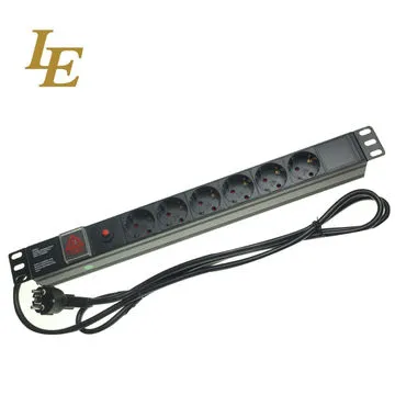 Power distribution unit (PDU), 8 sockets, 1U, 16A