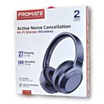 Promate Concord Hi-Fi Wireless/Bluetooth Headphones Black